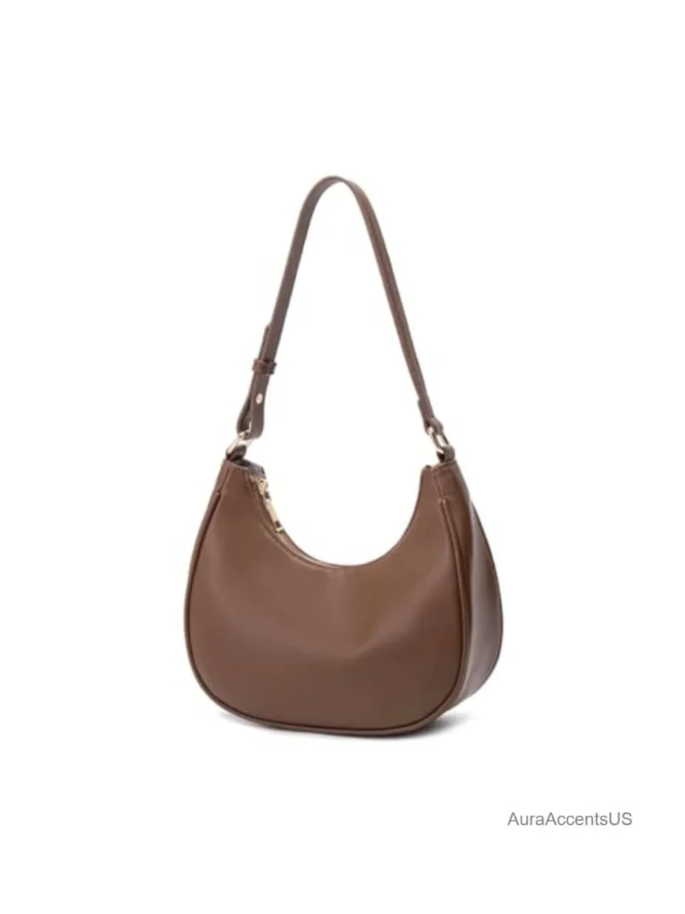 Cute Hobo Tote Mini Clutch Purse with Zipper Closure PU Leather